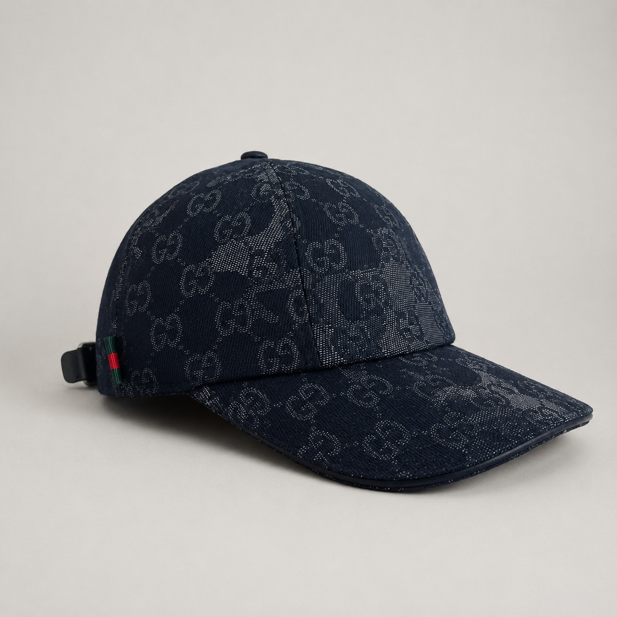 Gucci Navy Monogram Cap