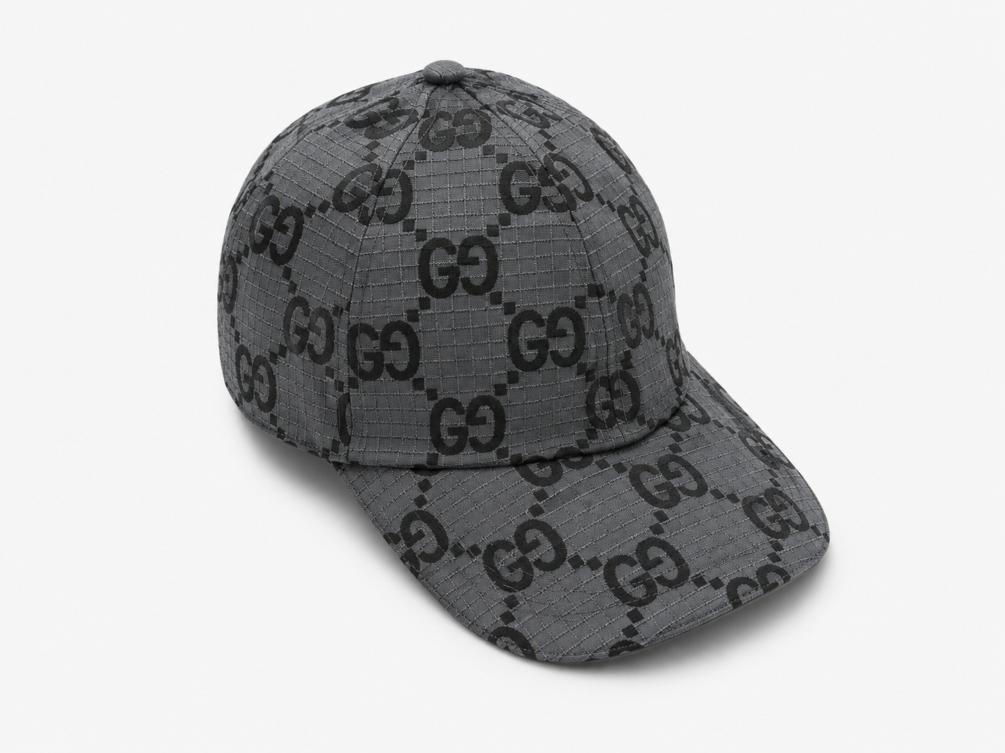 Gucci Grey Tech Monogram Cap
